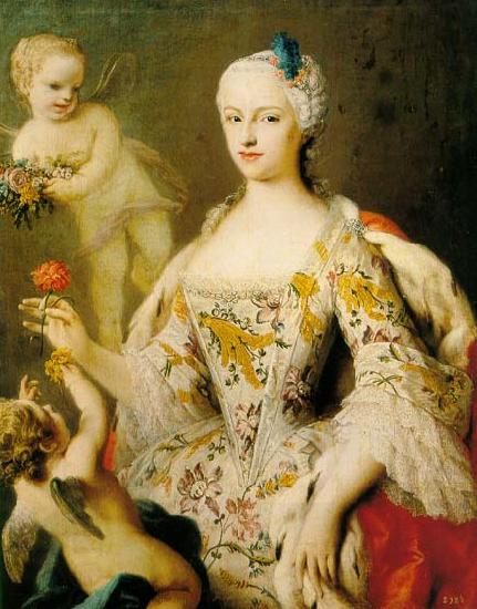 Jacopo Amigoni Maria Antonietta of Spain oil painting picture